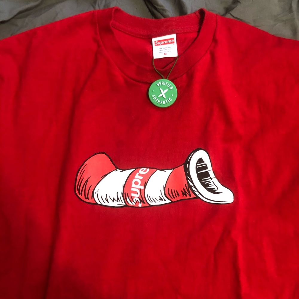 Supreme Cat In The Hat T-Shirt StockX Verified